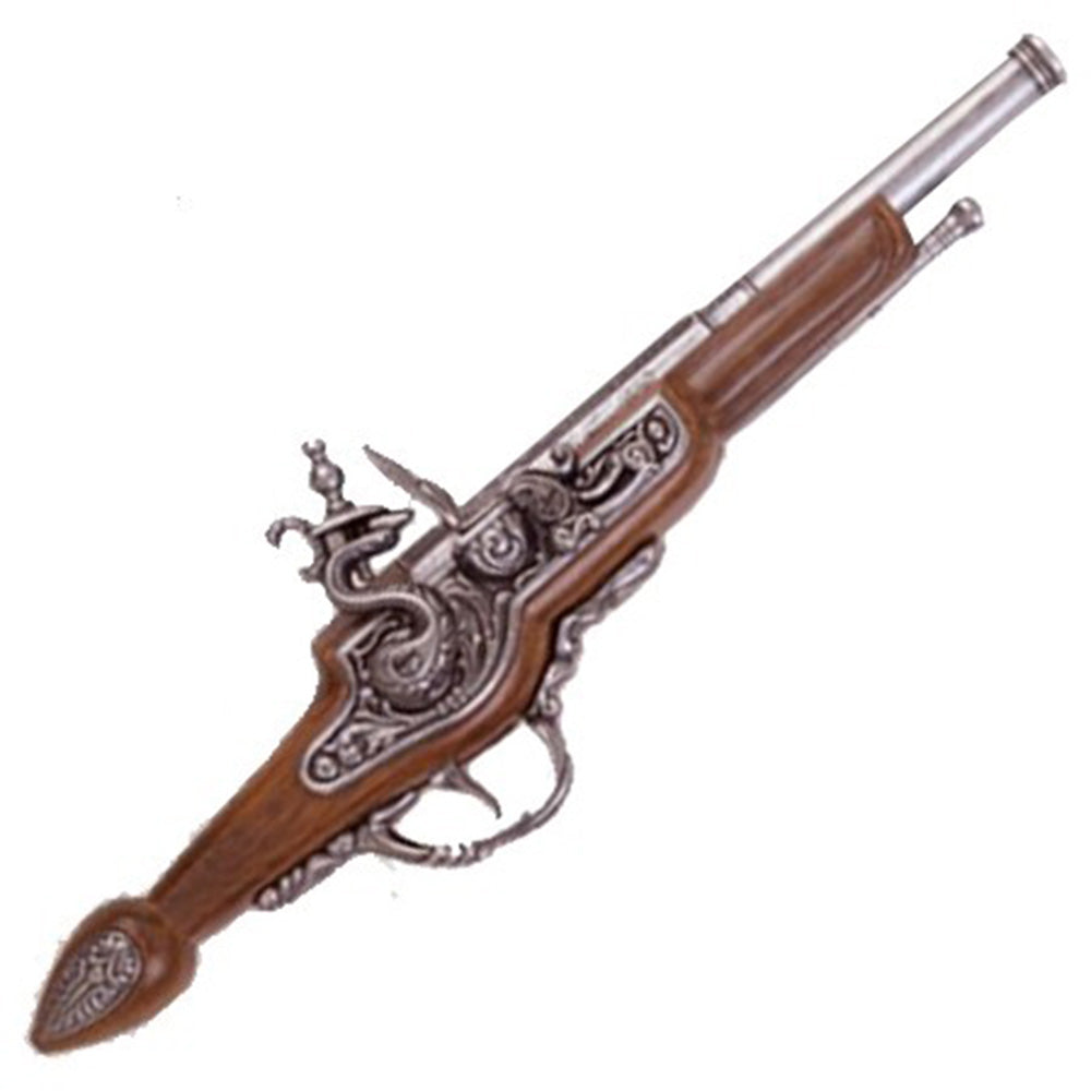 18th Century Straight Flintlock Pistol
