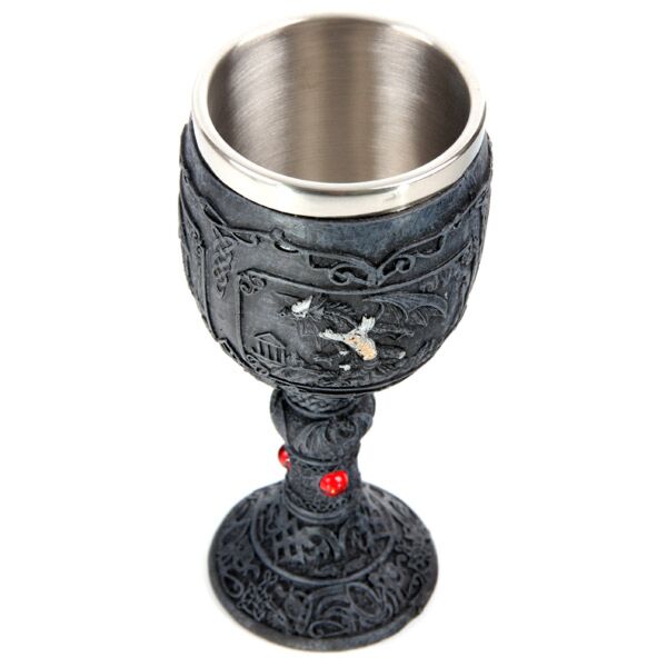Celtic Stone Effect Dragon Goblet