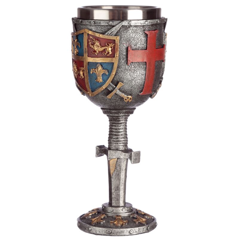 Decorative Coat of Arms & Sword Goblet