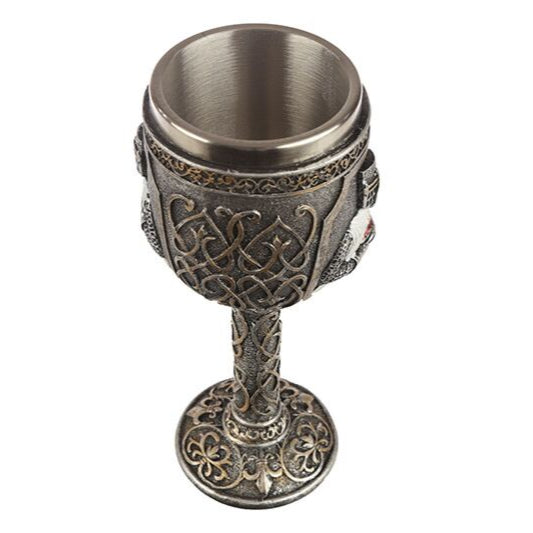 Decorative Crusader Knight Goblet