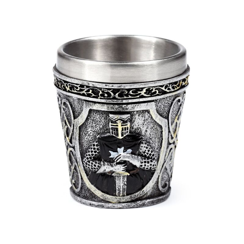 Medieval Black Knight Shot Glass