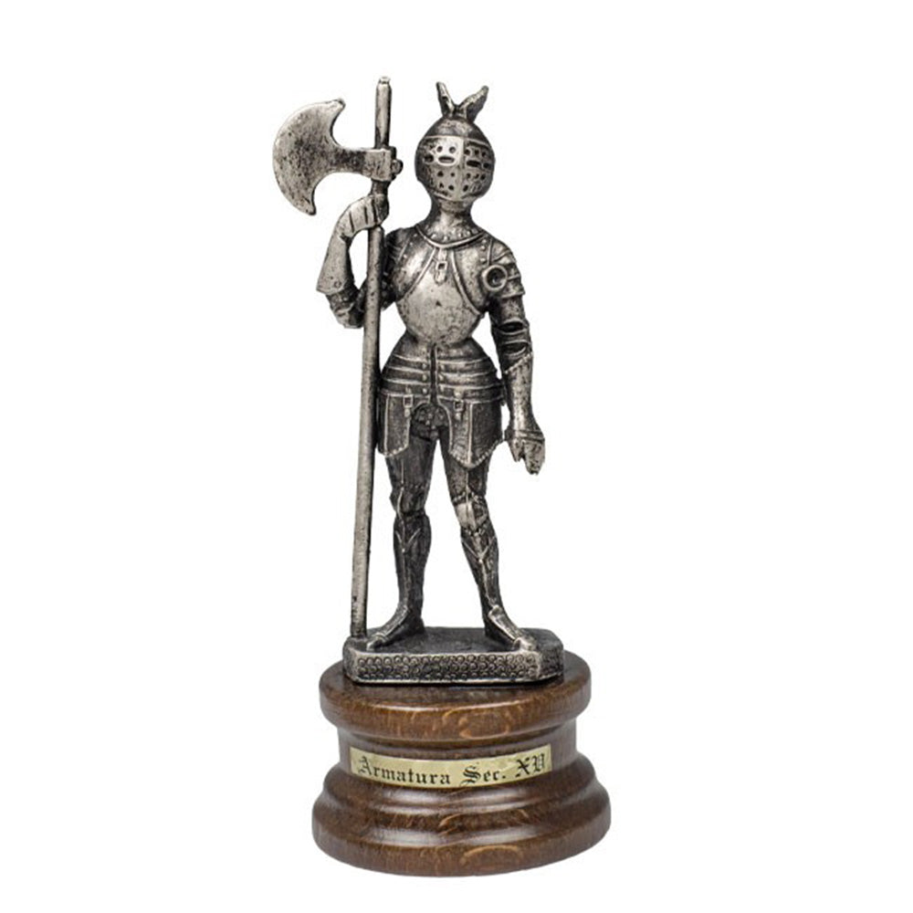 Mini Pewter Knight with Halberd