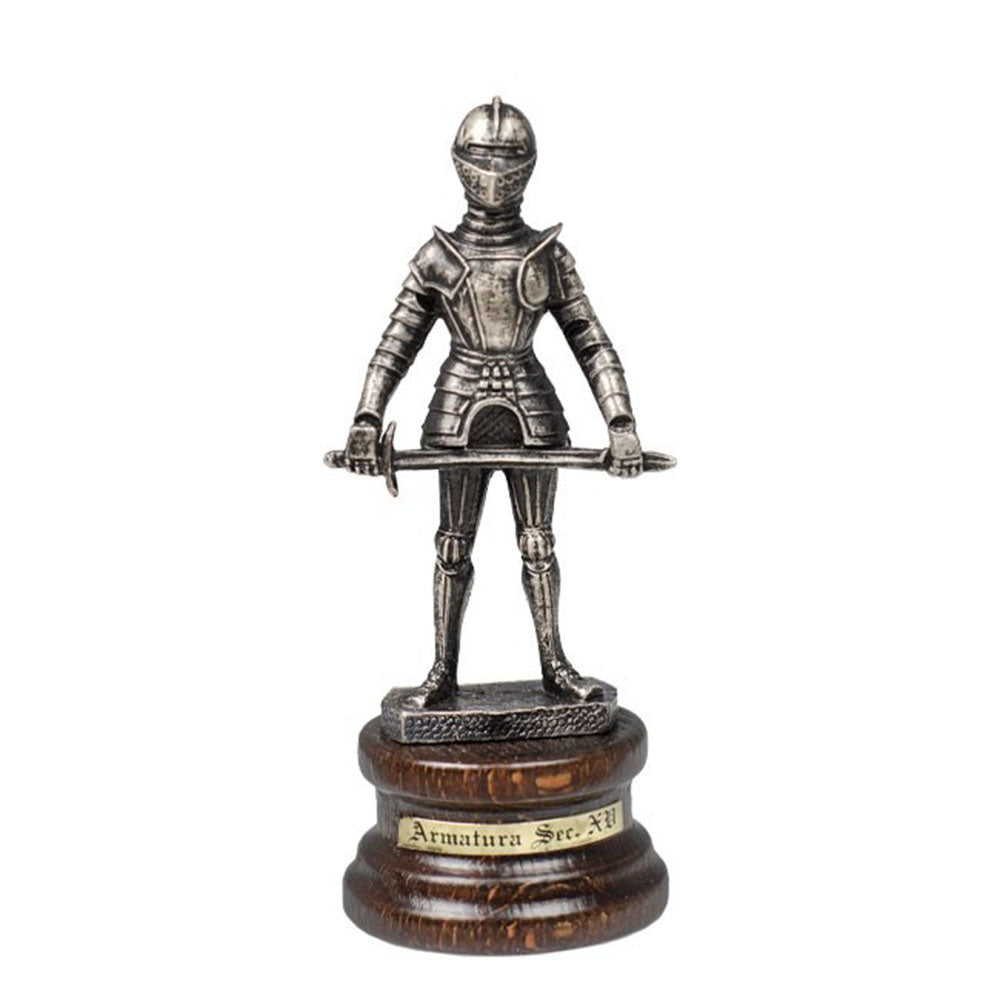 Mini Pewter Knight with Sword in Hands