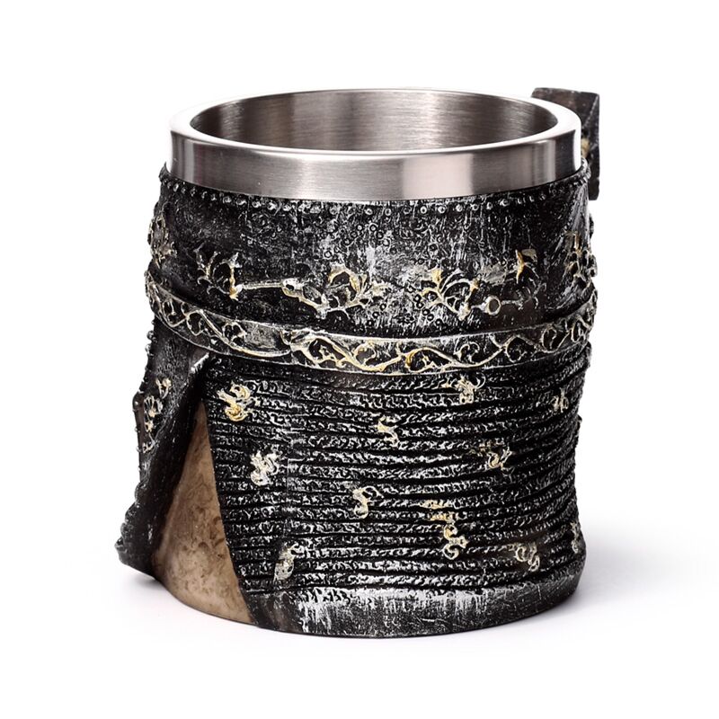 Axe Handle Armoured Skull Tankard