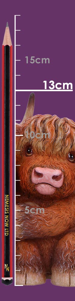 Highland Cow Hug Figurine