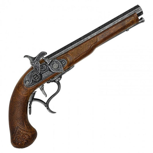 18th Century Percussion Pistol - Silver