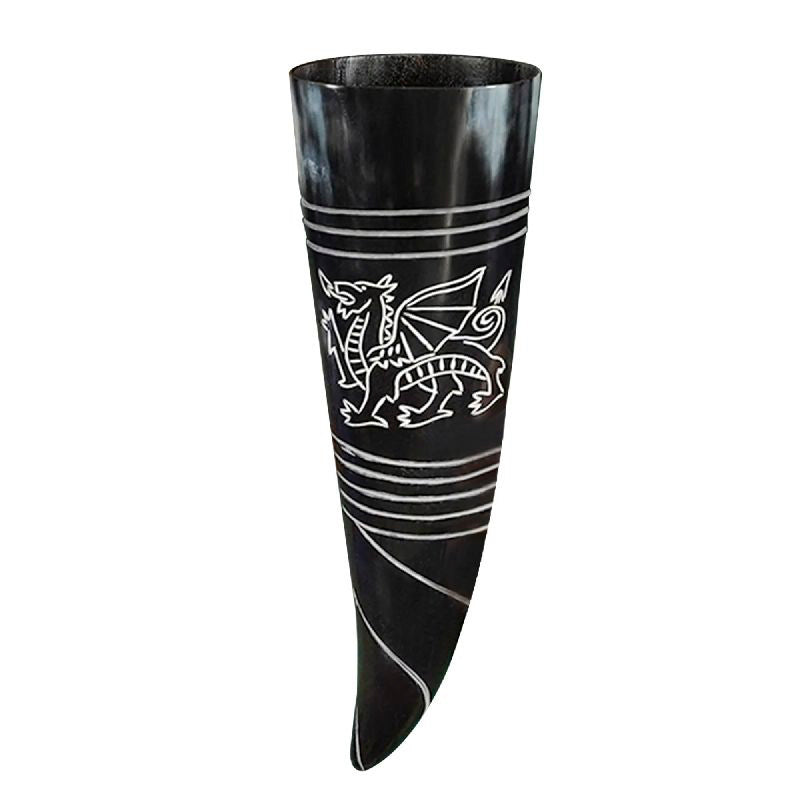 Celtic Dragon Drinking Horn