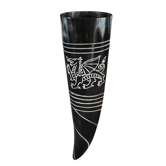Celtic Dragon Drinking Horn