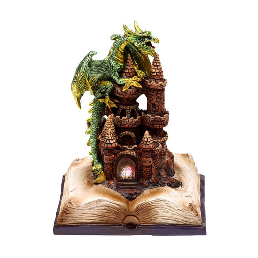 Dark Legends LED Enchanted Fairytale Castle Earth Dragon
