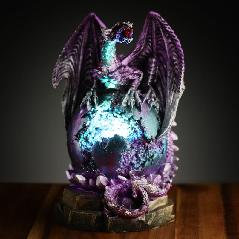 Dark Legends LED Geode Plinth Dragon Egg