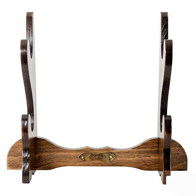 Display Stand - 2 Swords/Pistols - Wooden