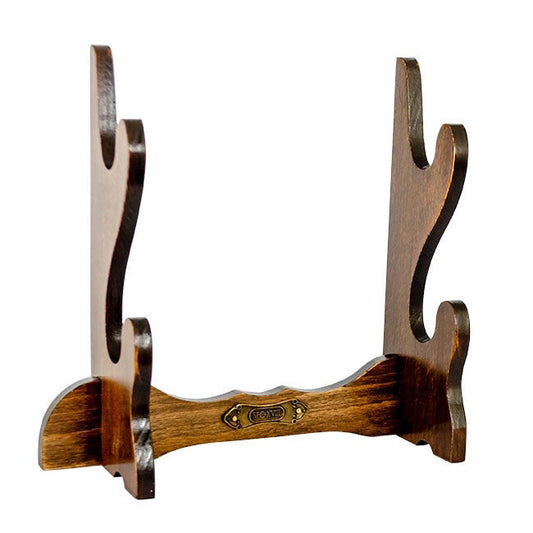 Display Stand - 2 Swords/Pistols - Wooden
