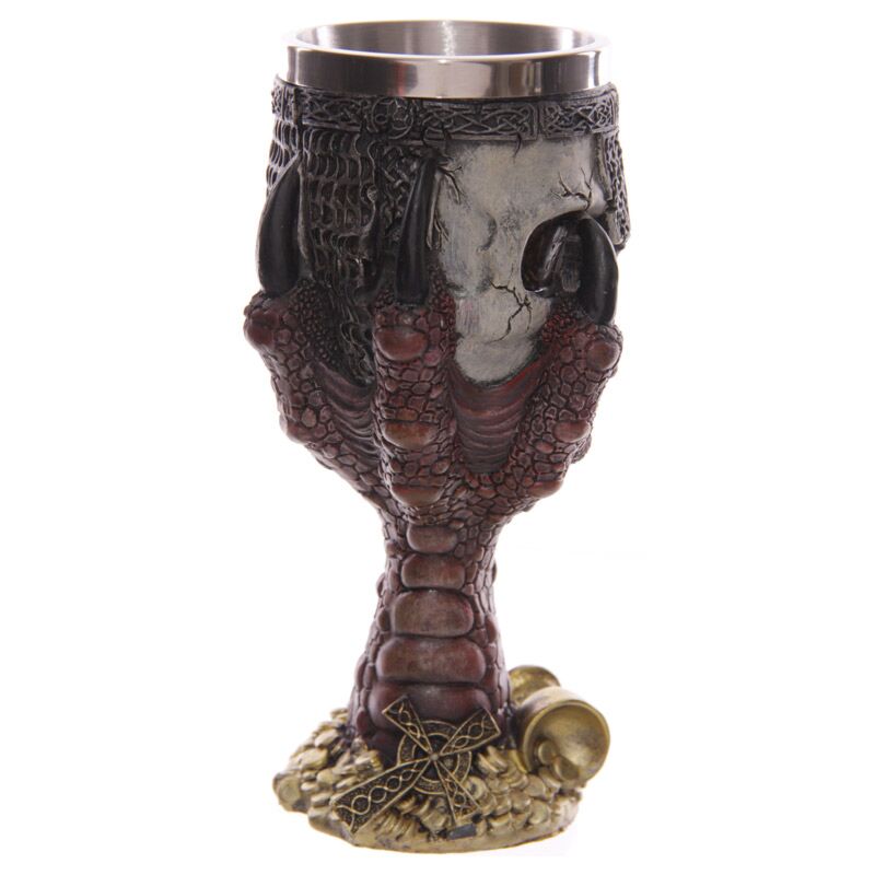 Dragons Claw & Warrior Skull Goblet