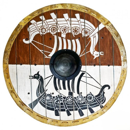 Drakens Viking Raider Ship Shield - 80cm