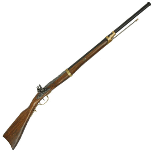 English Long Barreled Rifle - 18th Century