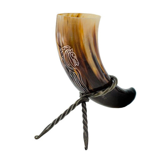 "Horse Lord" Drinking Horn