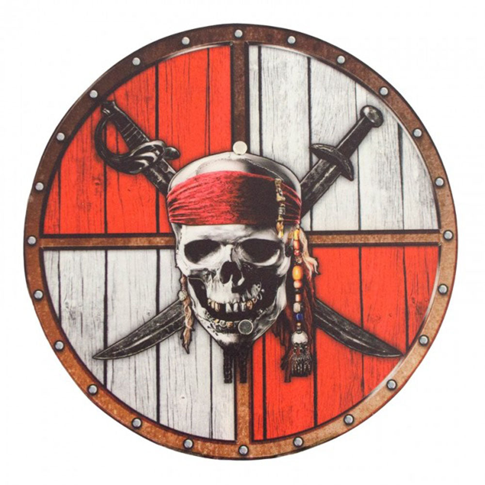 Kids Wooden Pirate Shield