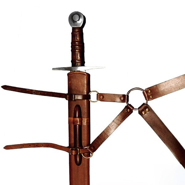 Late Medieval Sword Belt- Brown