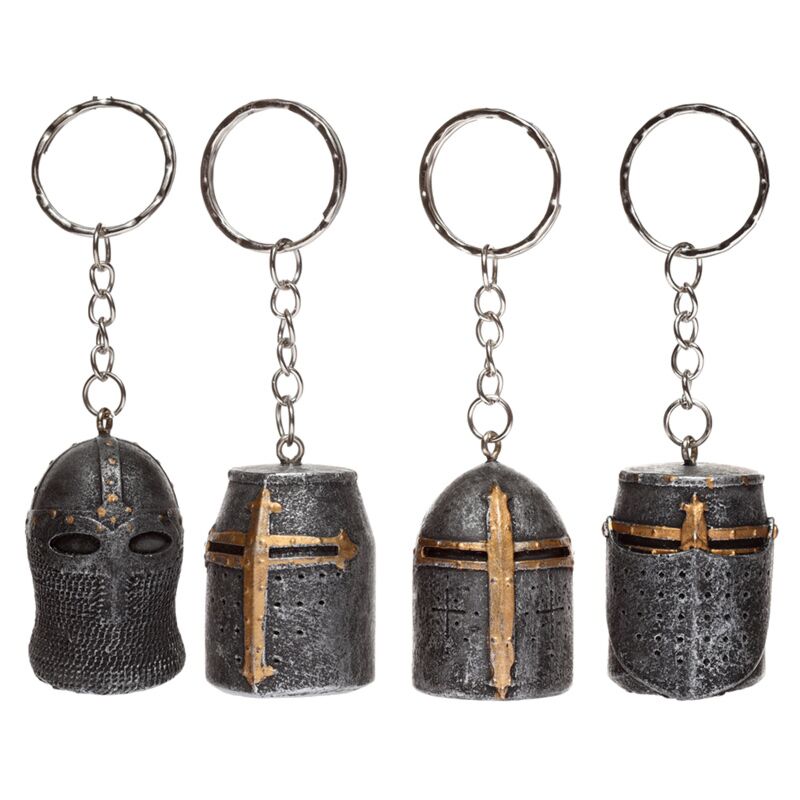 Medieval Knight Helmet Keyring – The Knights Armoury