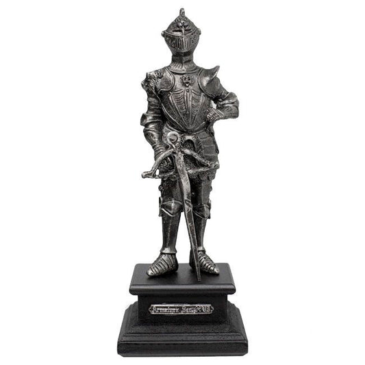 Miniature Pewter Knight with Crossbow