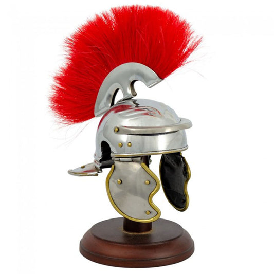 Miniature Roman Centurion Helmet - with Stand