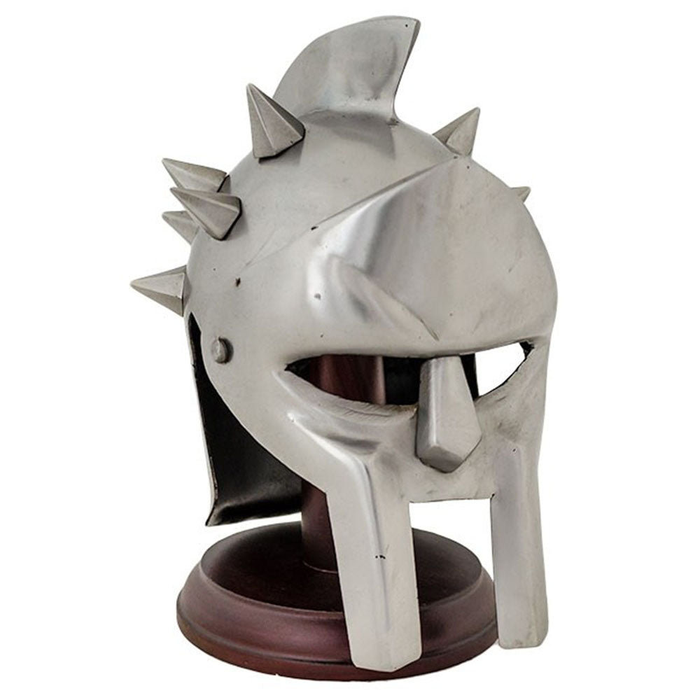 Miniature Roman Gladiator Helmet - with Stand