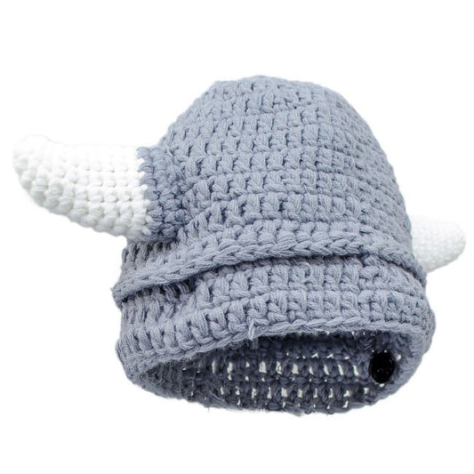Knitted Viking Helmet Hat – Adult Size