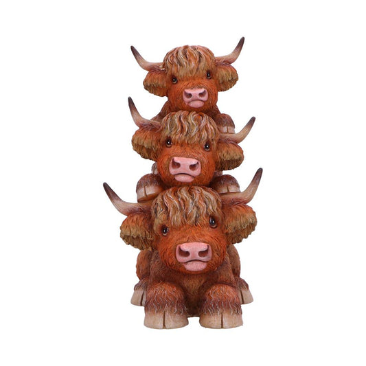 Highland Cow Totem Figurine
